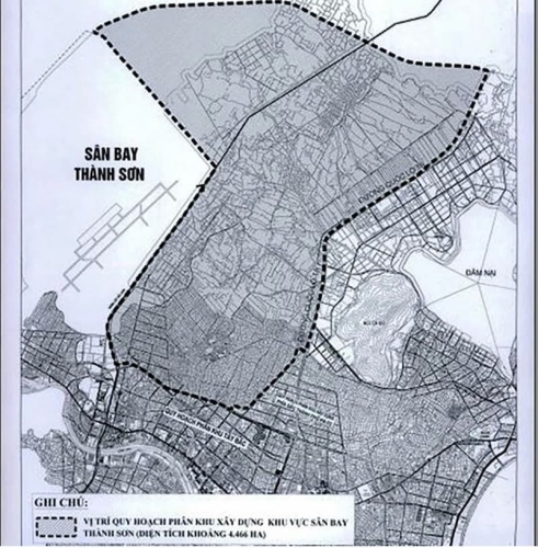 Ninh Thuận mời gọi tài trợ ý tưởng quy hoạch khu vực sân bay Thành Sơn